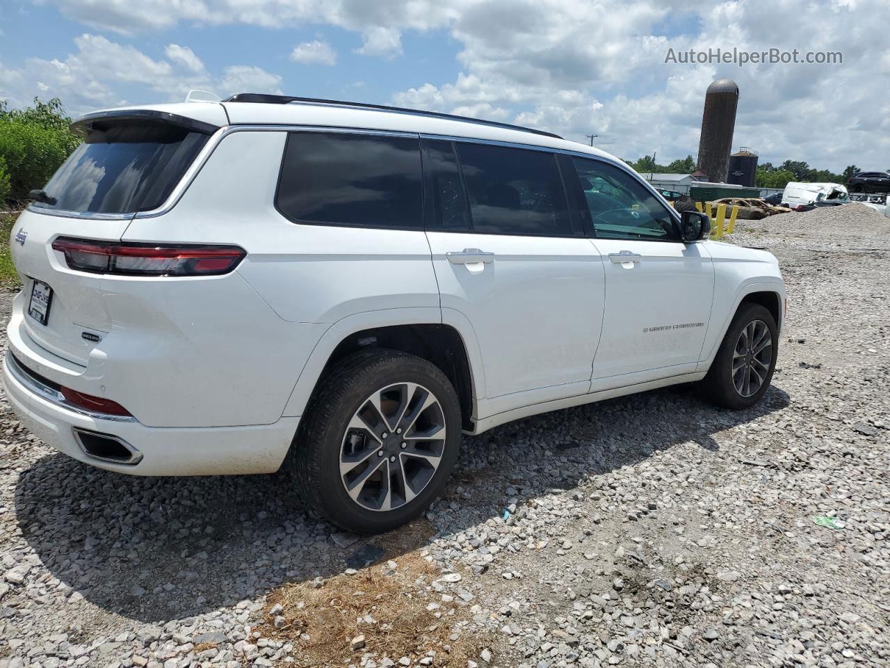 2021 Jeep Grand Cherokee L Overland Белый vin: 1C4RJJDG8M8191918