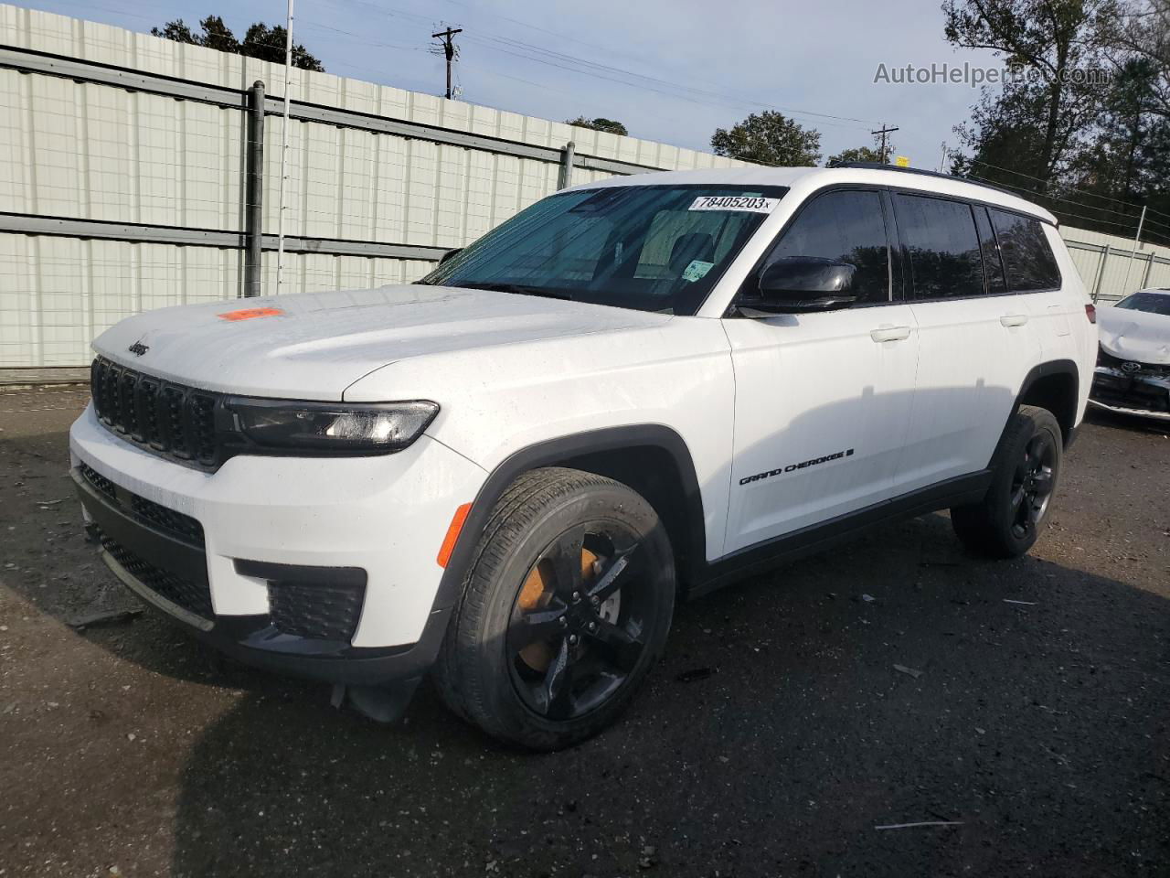 2021 Jeep Grand Cherokee L Laredo White vin: 1C4RJKAG0M8181975