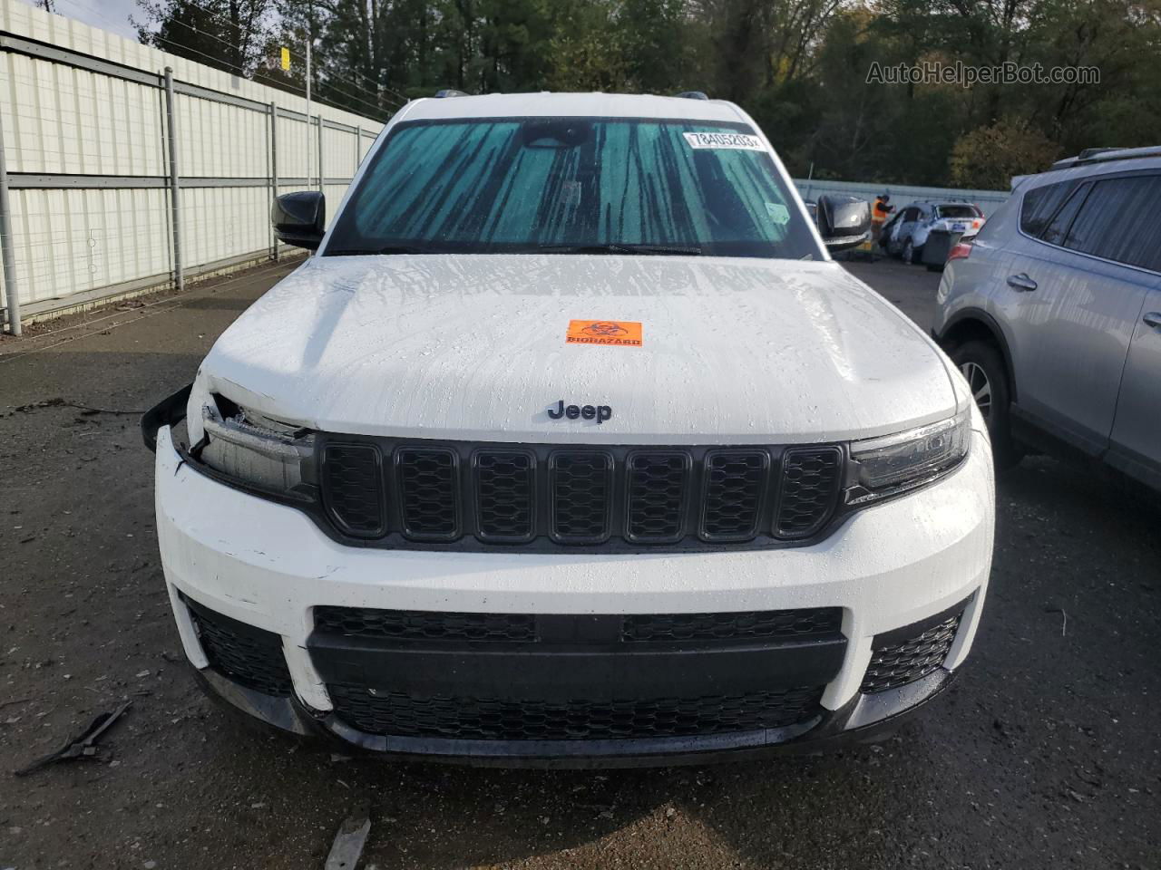 2021 Jeep Grand Cherokee L Laredo White vin: 1C4RJKAG0M8181975