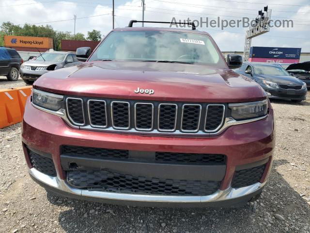 2021 Jeep Grand Cherokee L Laredo Maroon vin: 1C4RJKAG1M8171830