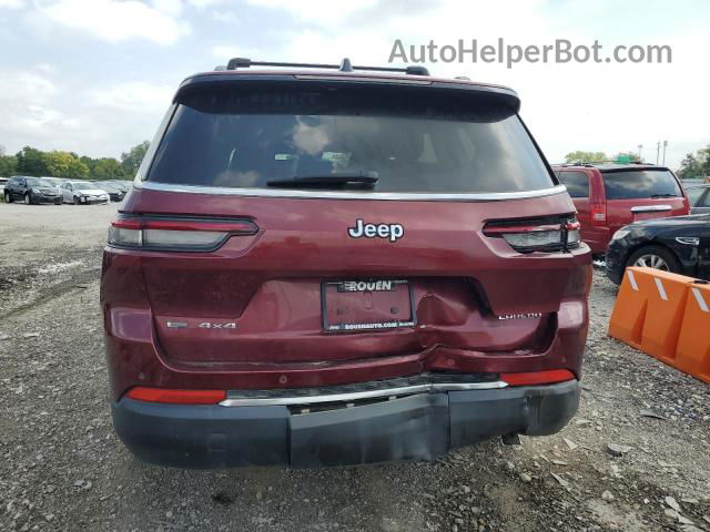 2021 Jeep Grand Cherokee L Laredo Maroon vin: 1C4RJKAG1M8171830