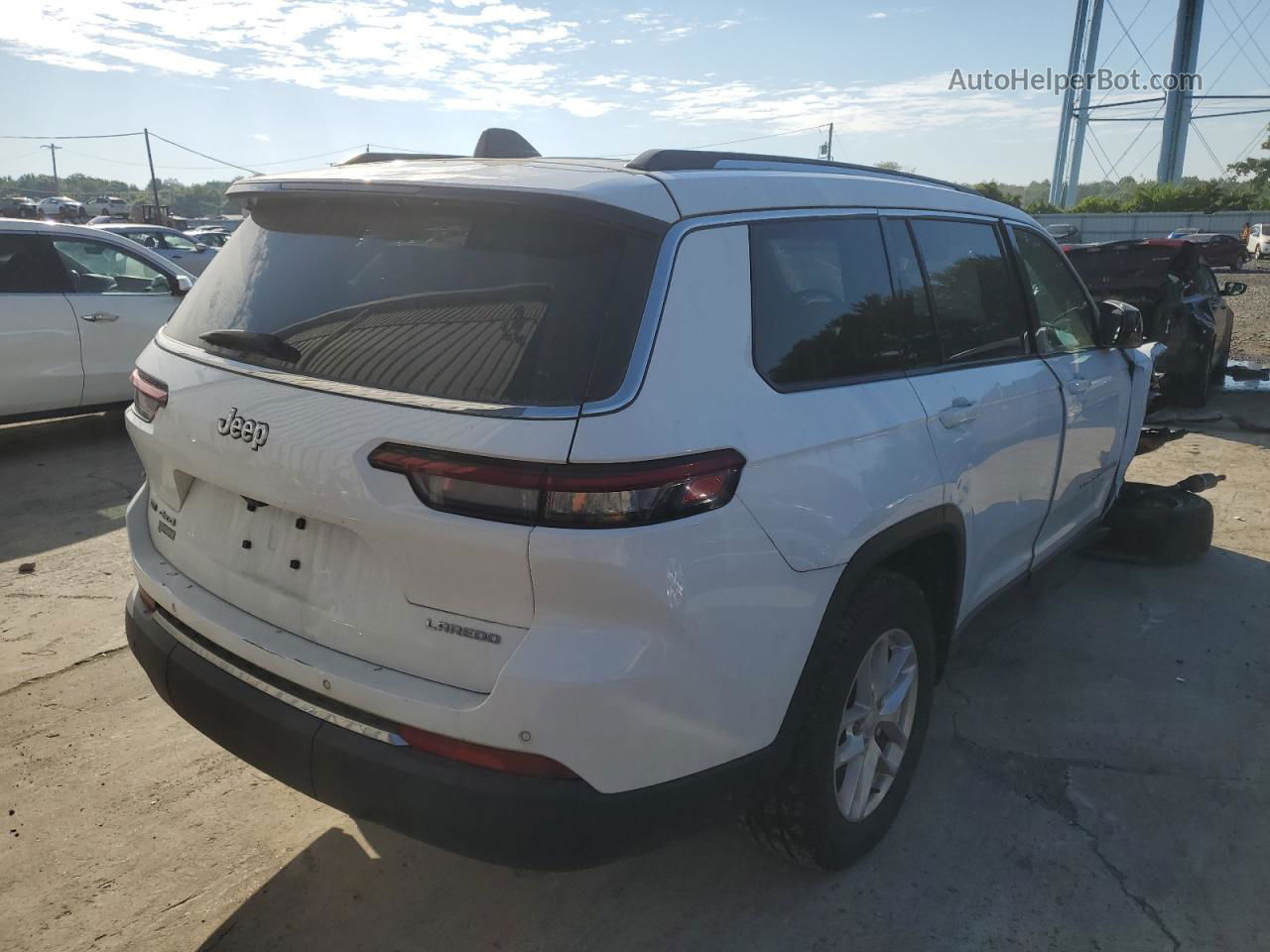 2021 Jeep Grand Cherokee L Laredo White vin: 1C4RJKAG2M8145706