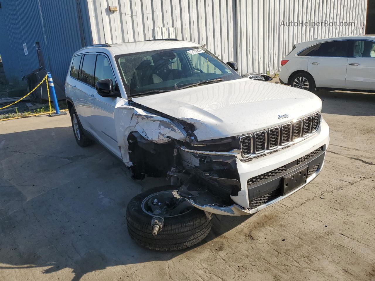 2021 Jeep Grand Cherokee L Laredo White vin: 1C4RJKAG2M8145706