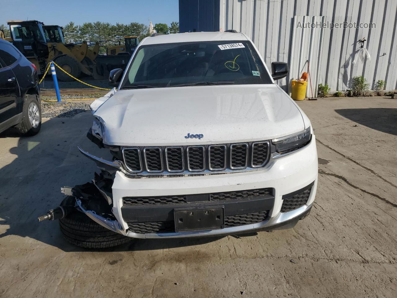 2021 Jeep Grand Cherokee L Laredo White vin: 1C4RJKAG2M8145706