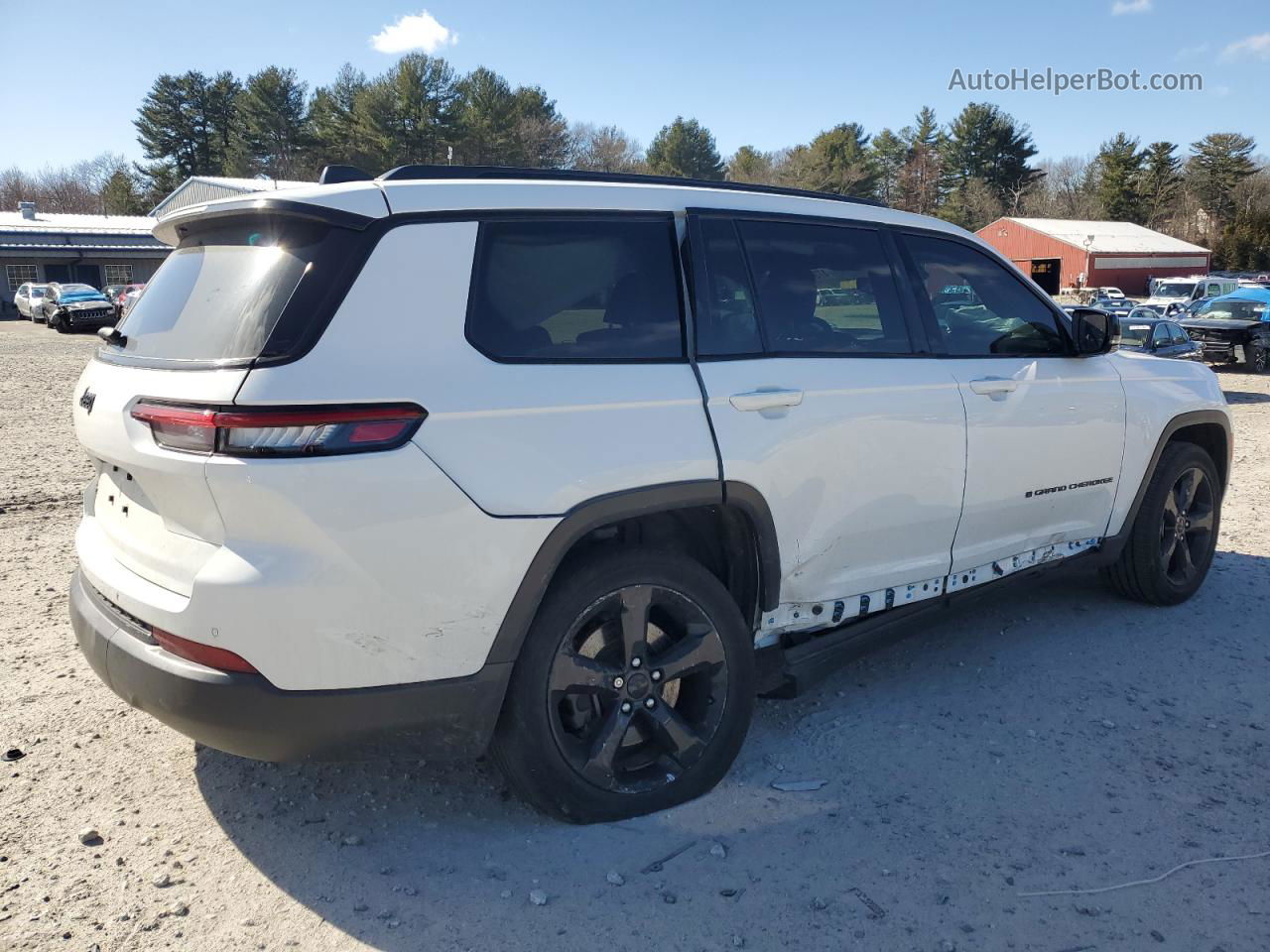 2021 Jeep Grand Cherokee L Laredo White vin: 1C4RJKAG8M8149226