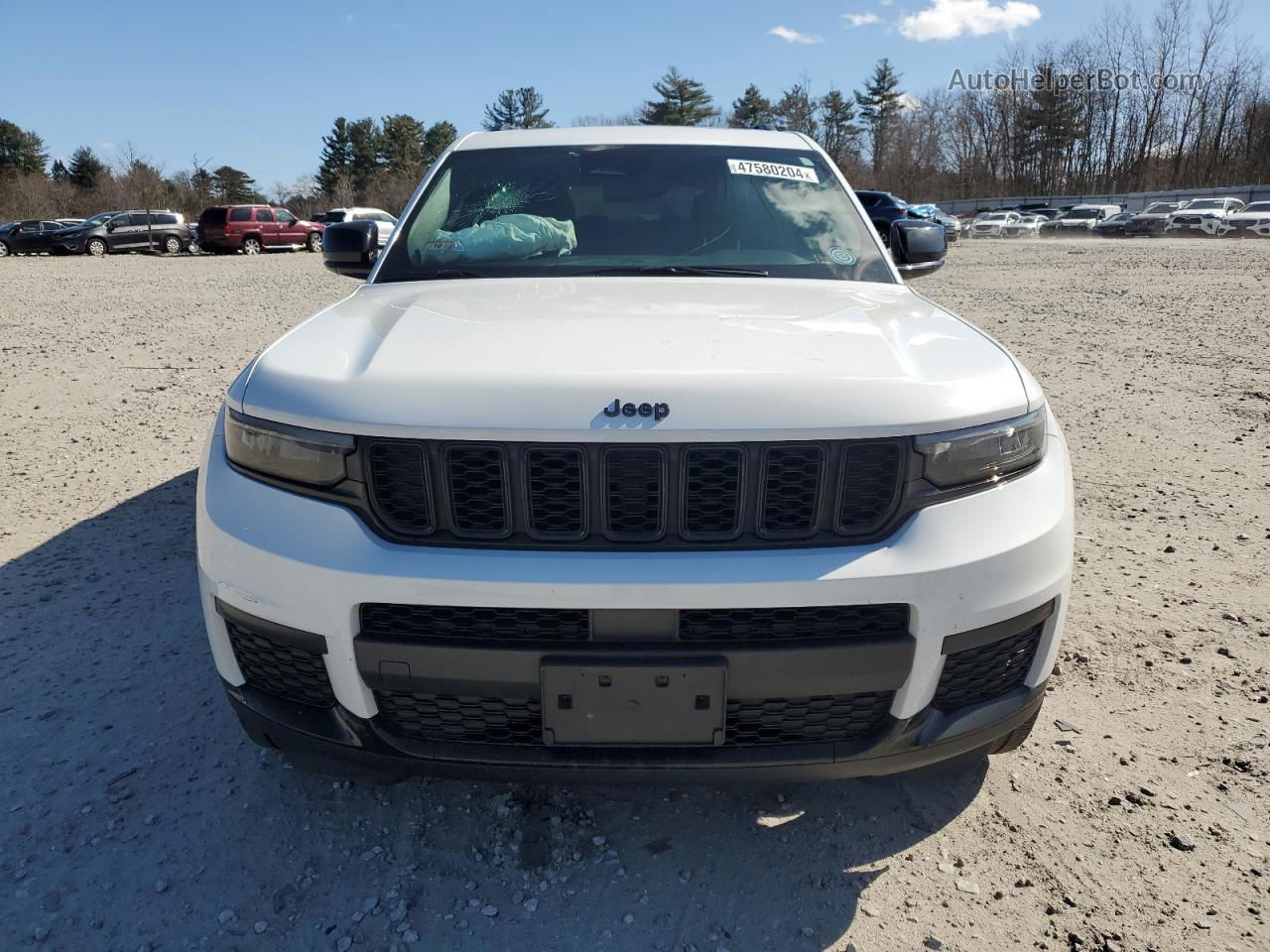 2021 Jeep Grand Cherokee L Laredo White vin: 1C4RJKAG8M8149226