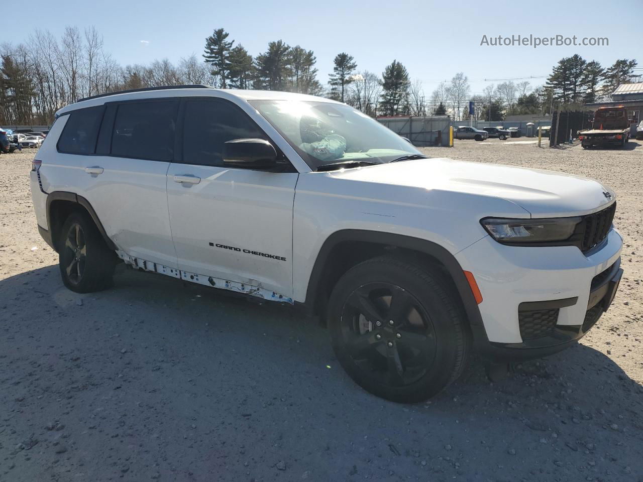 2021 Jeep Grand Cherokee L Laredo White vin: 1C4RJKAG8M8149226