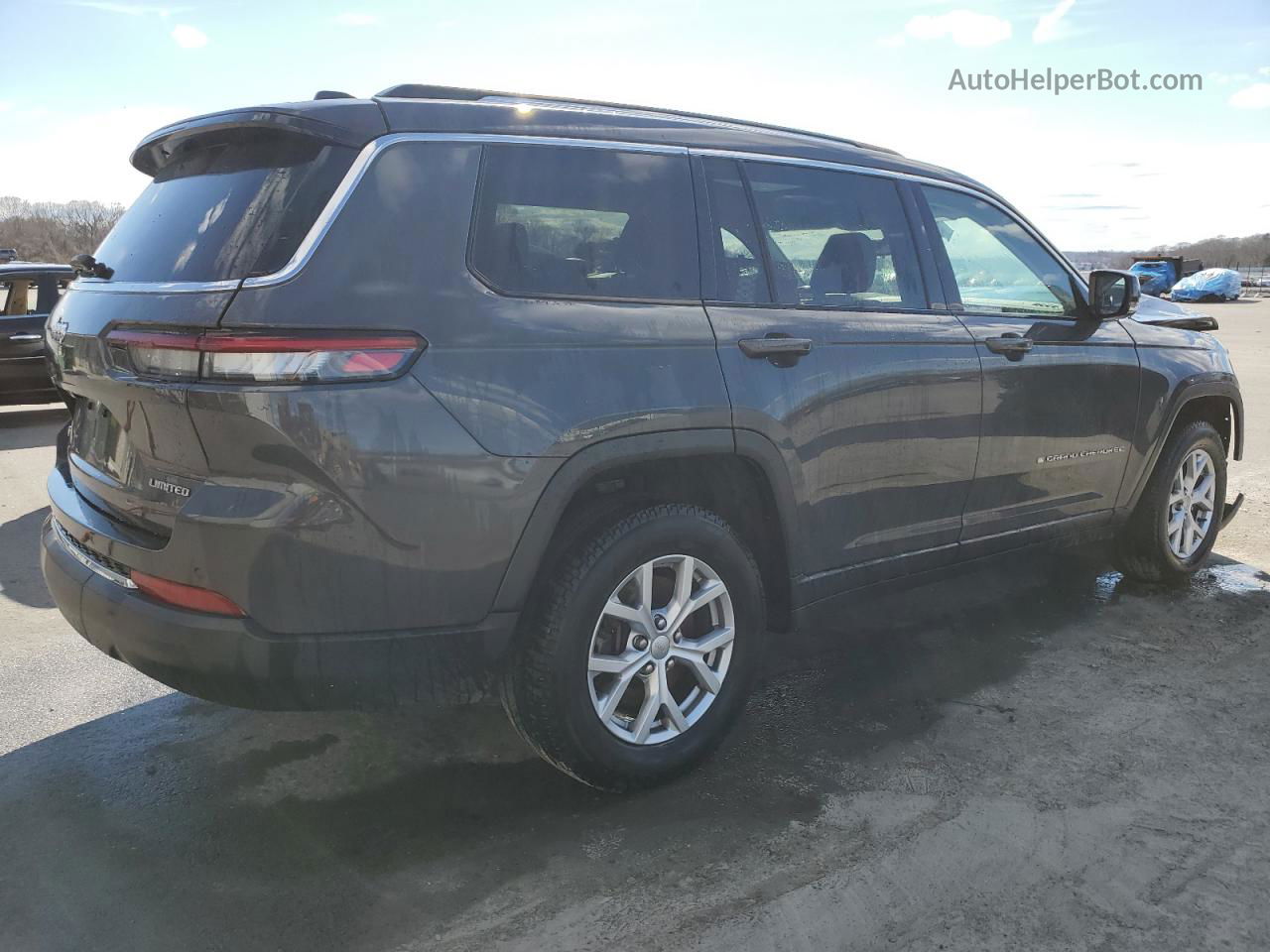 2021 Jeep Grand Cherokee L Limited Серый vin: 1C4RJKBG1M8167842