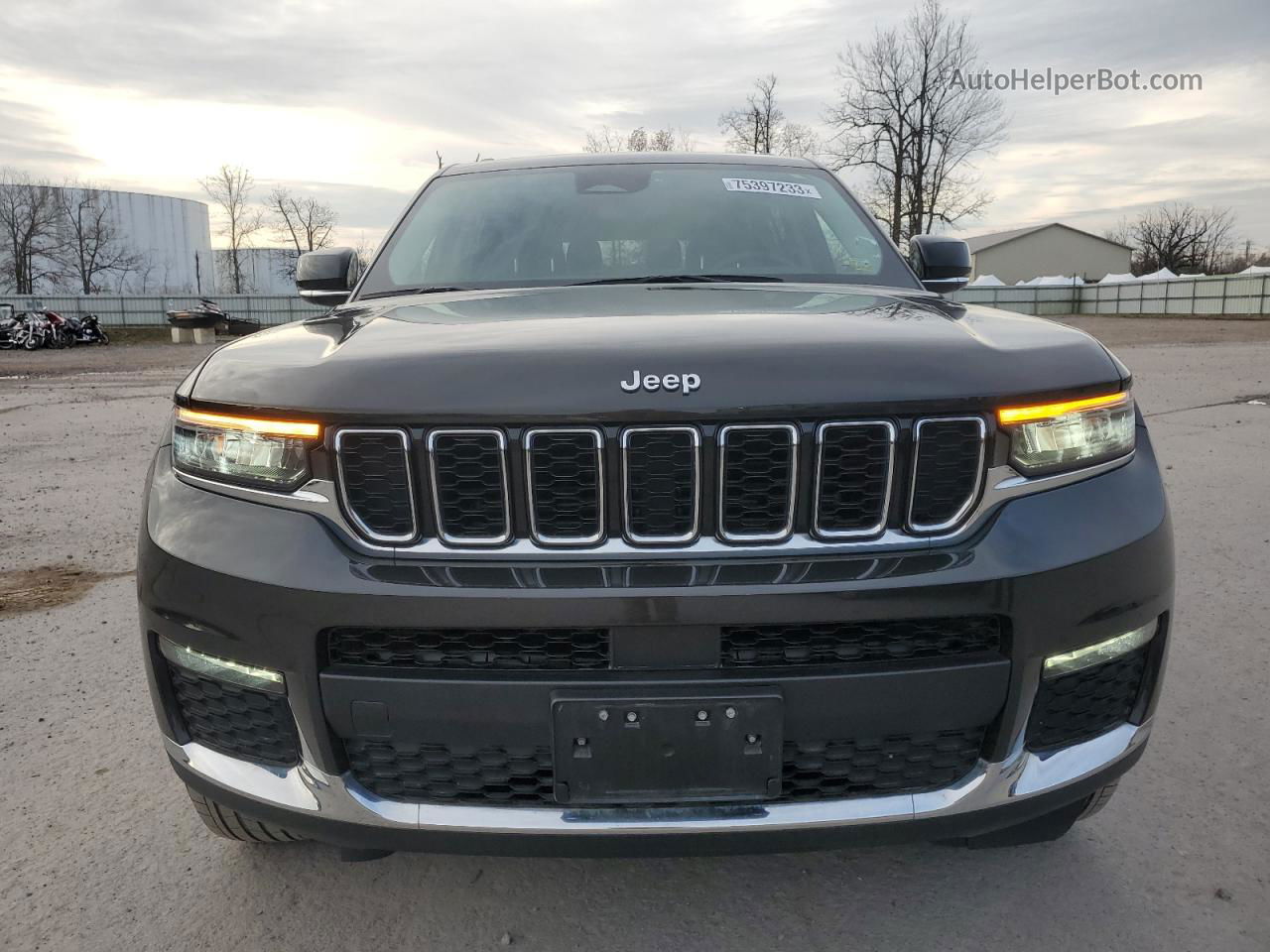 2021 Jeep Grand Cherokee L Limited Black vin: 1C4RJKBG1M8201441