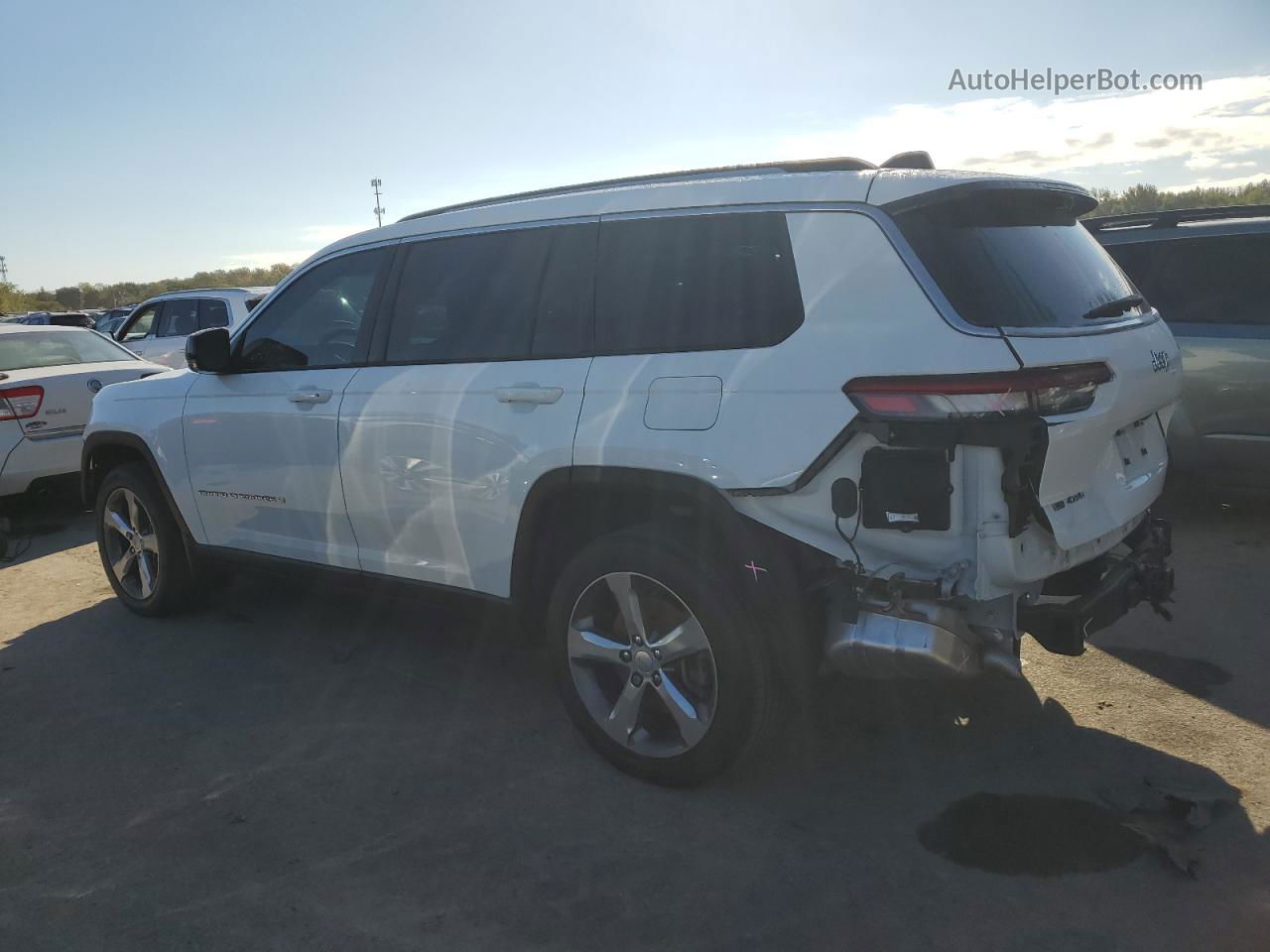 2021 Jeep Grand Cherokee L Limited White vin: 1C4RJKBG2M8113174