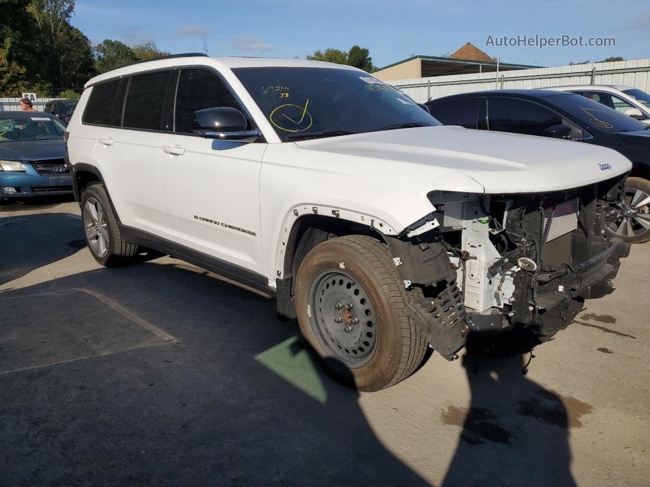 2021 Jeep Grand Cherokee L Limited White vin: 1C4RJKBG2M8113174