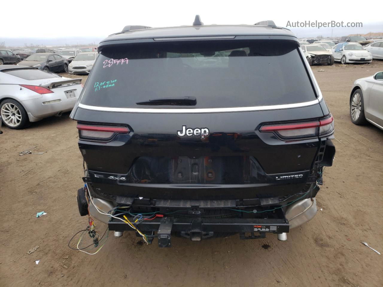 2021 Jeep Grand Cherokee L Limited Black vin: 1C4RJKBG2M8141539