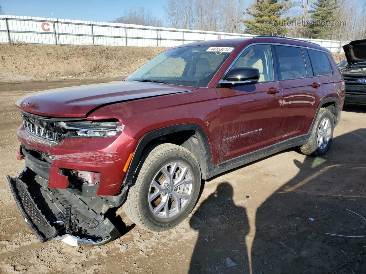 2021 Jeep Grand Cherokee L Limited Red vin: 1C4RJKBG3M8150380