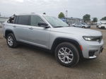 2021 Jeep Grand Cherokee L Limited Silver vin: 1C4RJKBG3M8210934