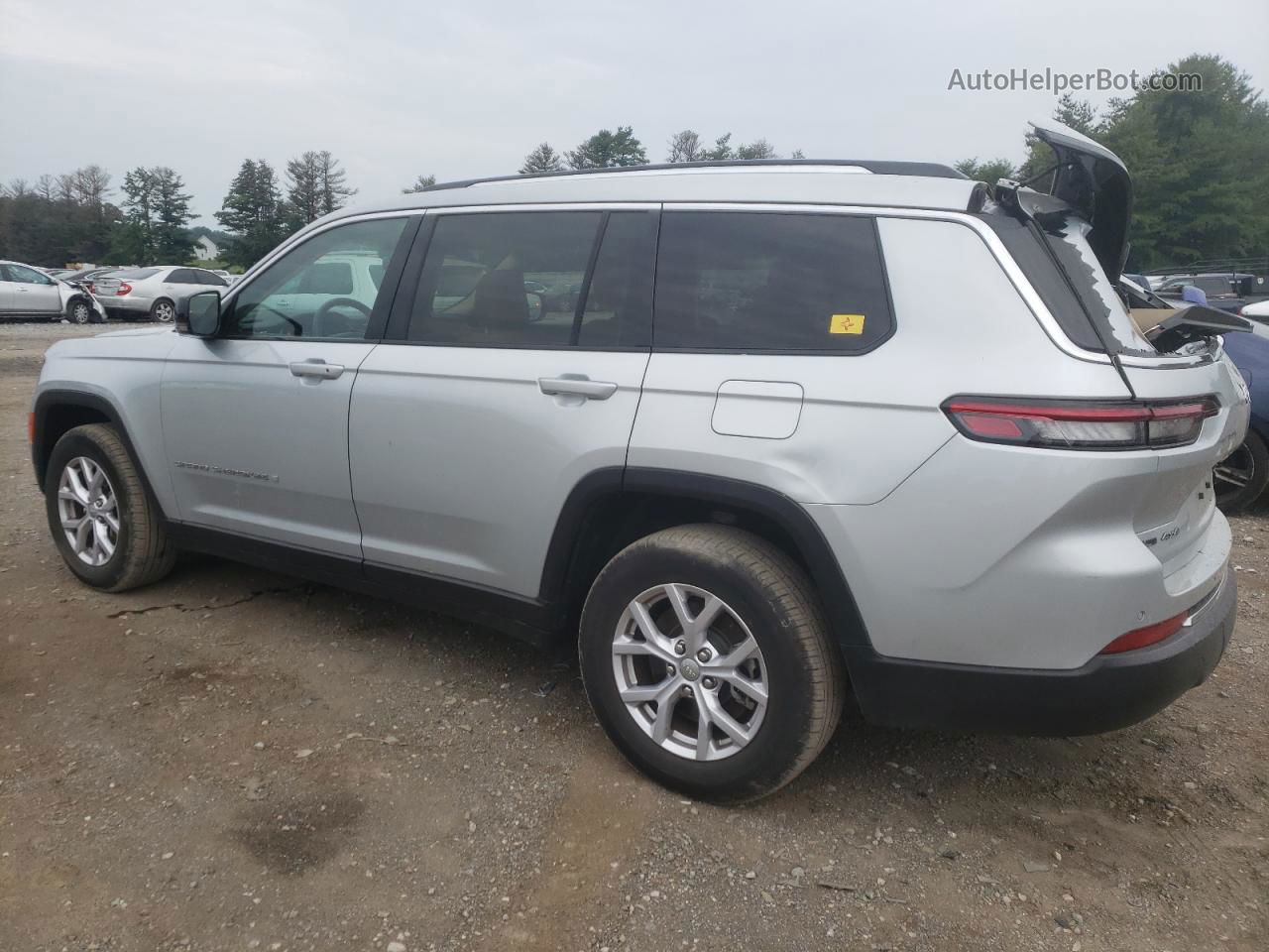 2021 Jeep Grand Cherokee L Limited Silver vin: 1C4RJKBG3M8210934