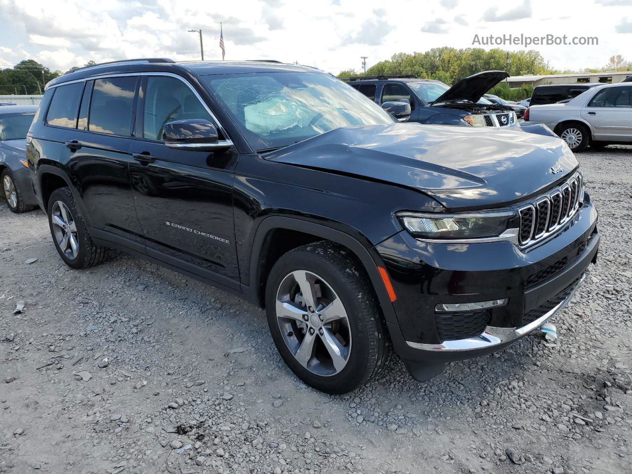 2021 Jeep Grand Cherokee L Limited Black vin: 1C4RJKBG4M8104220