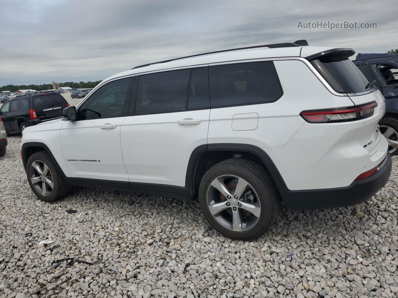 2021 Jeep Grand Cherokee L Limited White vin: 1C4RJKBG4M8167835