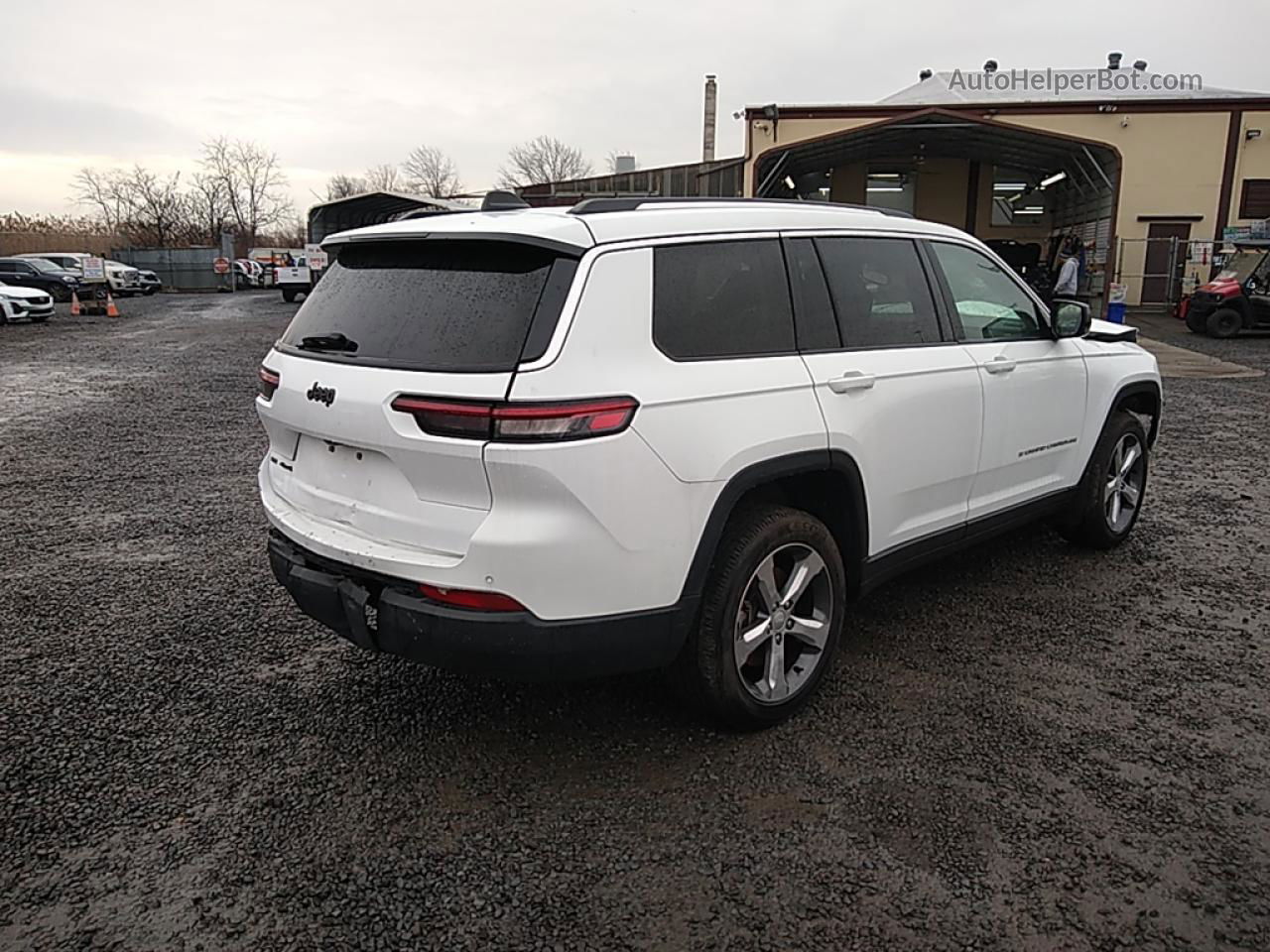 2021 Jeep Grand Cherokee L Limited White vin: 1C4RJKBG5M8123200