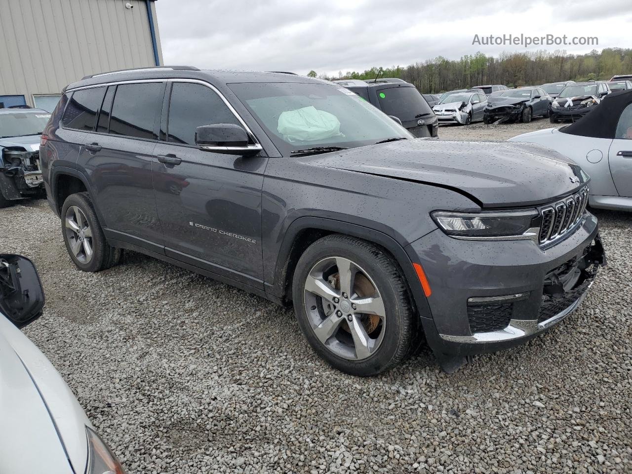 2021 Jeep Grand Cherokee L Limited Gray vin: 1C4RJKBG6M8139261