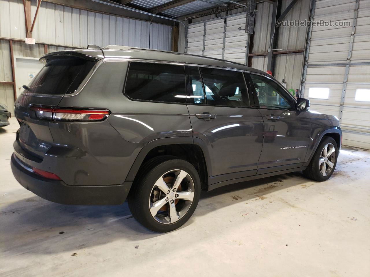 2021 Jeep Grand Cherokee L Limited Gray vin: 1C4RJKBG6M8150082