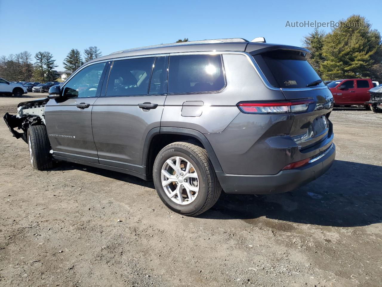 2021 Jeep Grand Cherokee L Limited Gray vin: 1C4RJKBG6M8189948