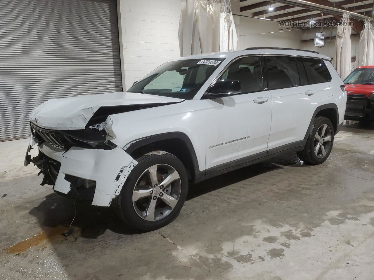 2021 Jeep Grand Cherokee L Limited White vin: 1C4RJKBG6M8190615