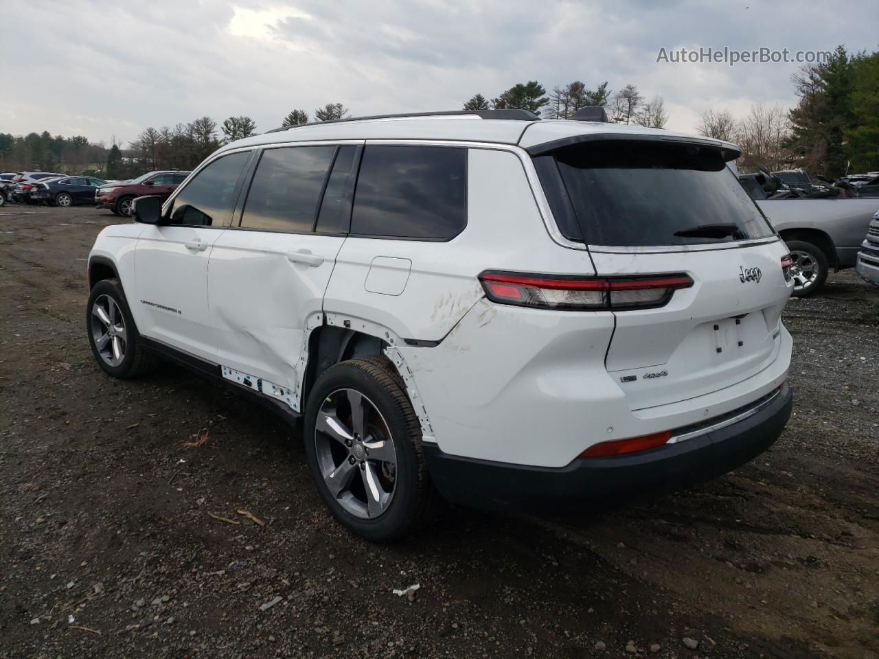 2021 Jeep Grand Cherokee L Limited White vin: 1C4RJKBG7M8111551