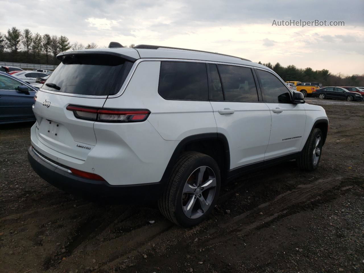 2021 Jeep Grand Cherokee L Limited White vin: 1C4RJKBG7M8111551