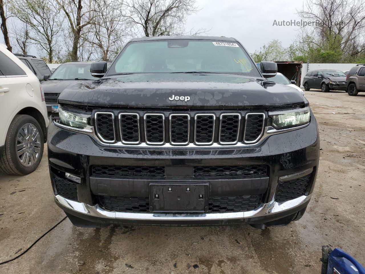 2021 Jeep Grand Cherokee L Limited Черный vin: 1C4RJKBG7M8141634