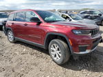 2021 Jeep Grand Cherokee L Limited Maroon vin: 1C4RJKBG7M8182815