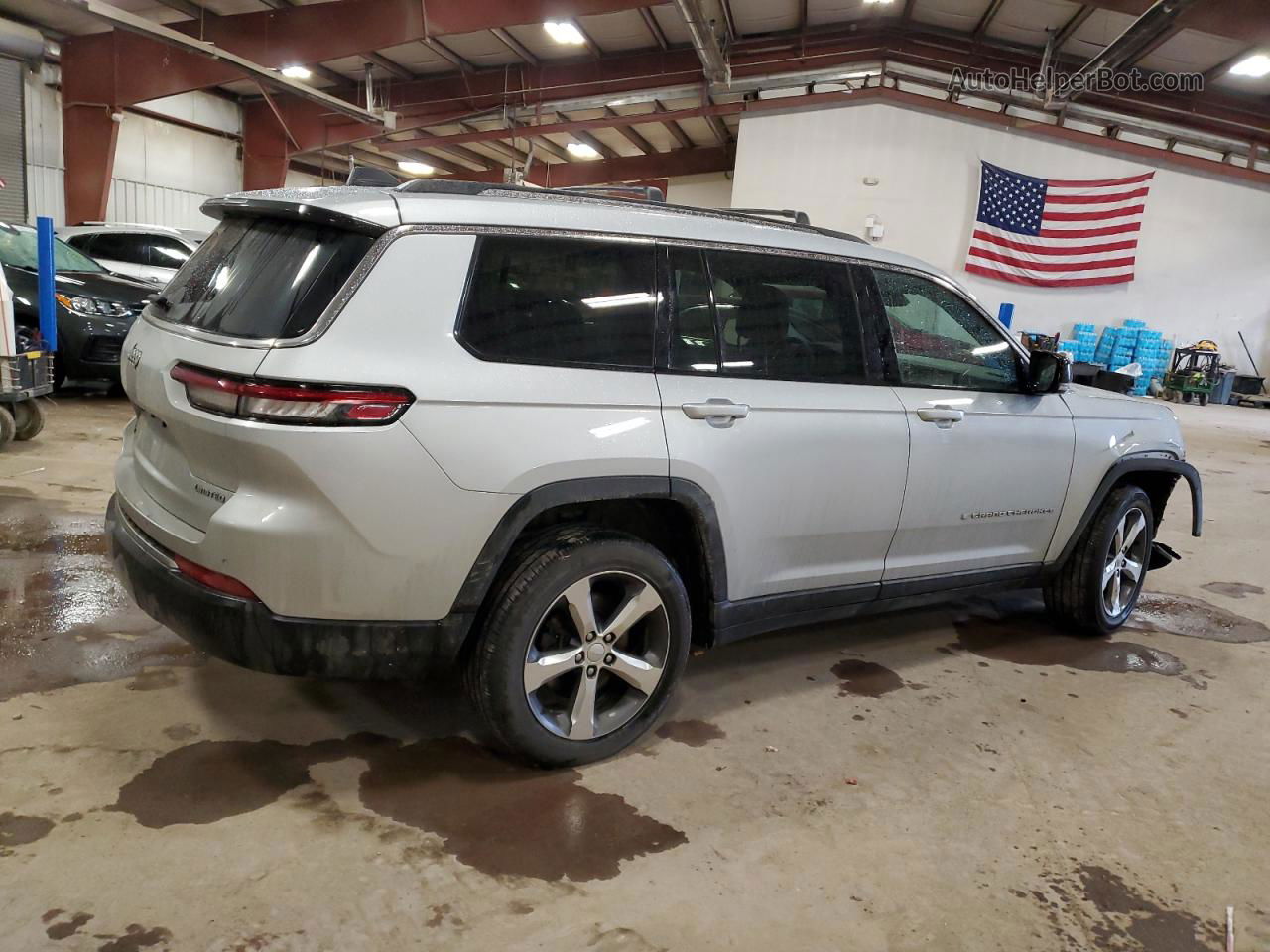 2021 Jeep Grand Cherokee L Limited Silver vin: 1C4RJKBG7M8194401