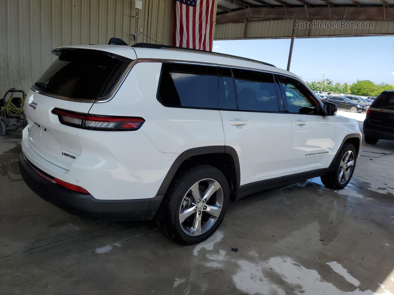 2021 Jeep Grand Cherokee L Limited White vin: 1C4RJKBG8M8106486