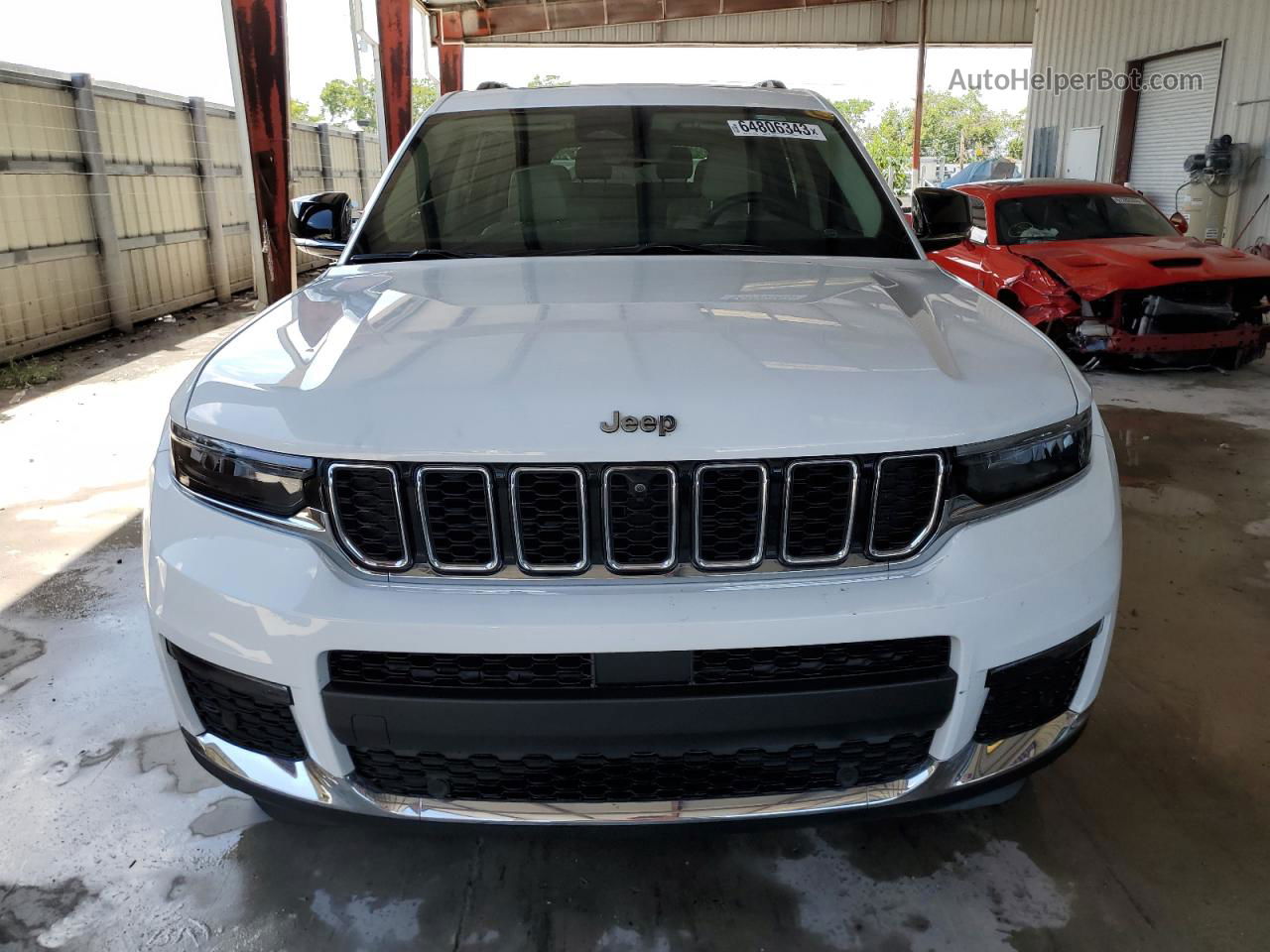 2021 Jeep Grand Cherokee L Limited White vin: 1C4RJKBG8M8106486