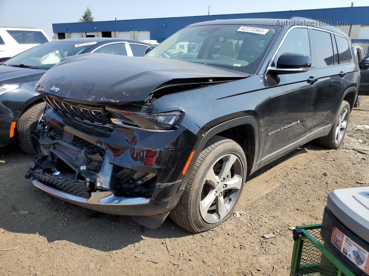 2021 Jeep Grand Cherokee L Limited Black vin: 1C4RJKBG8M8168602