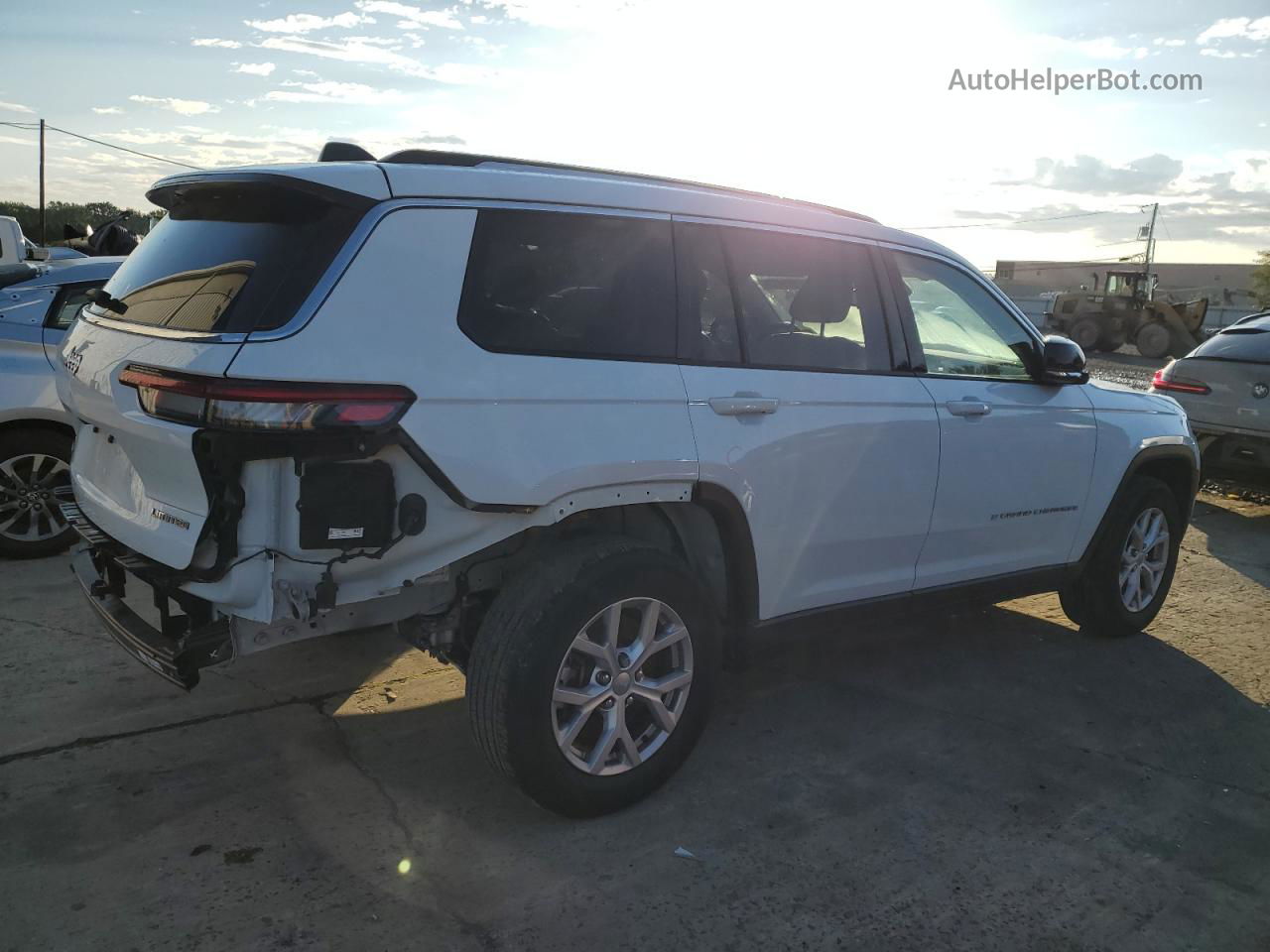 2021 Jeep Grand Cherokee L Limited White vin: 1C4RJKBG8M8187179