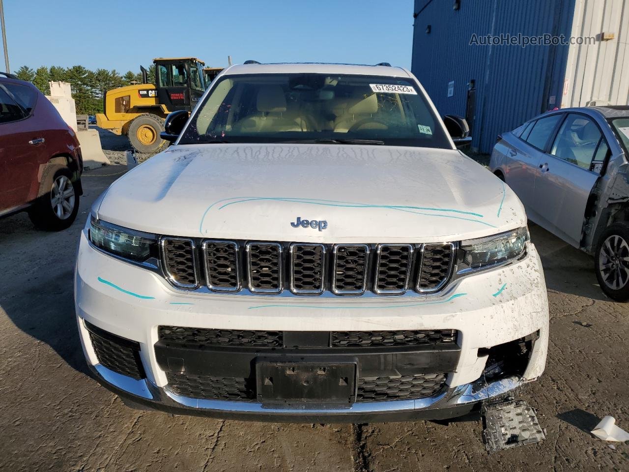 2021 Jeep Grand Cherokee L Limited White vin: 1C4RJKBG8M8187179