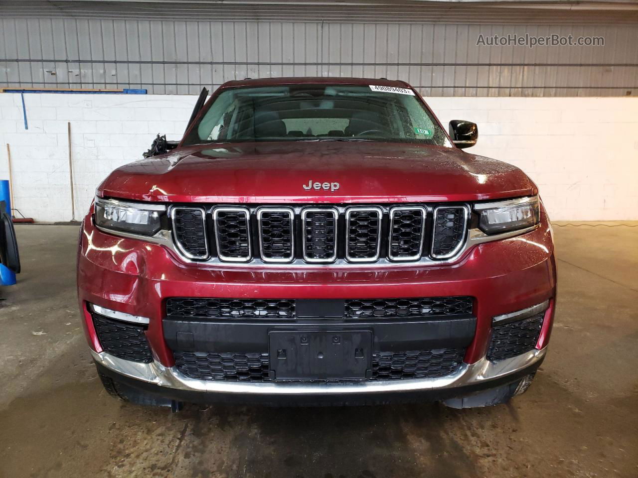 2021 Jeep Grand Cherokee L Limited Burgundy vin: 1C4RJKBG9M8134412