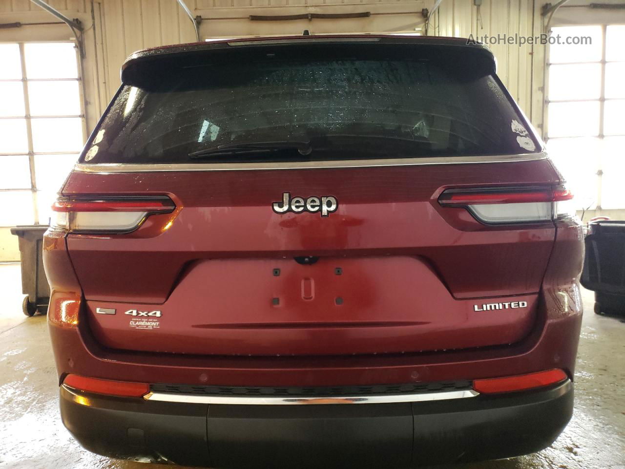 2021 Jeep Grand Cherokee L Limited Burgundy vin: 1C4RJKBG9M8134412