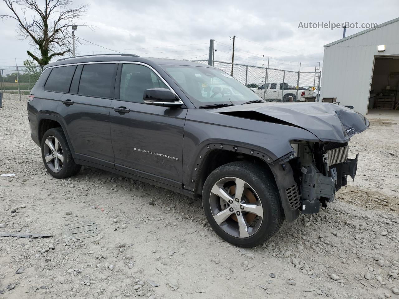 2021 Jeep Grand Cherokee L Limited Серый vin: 1C4RJKBGXM8142857