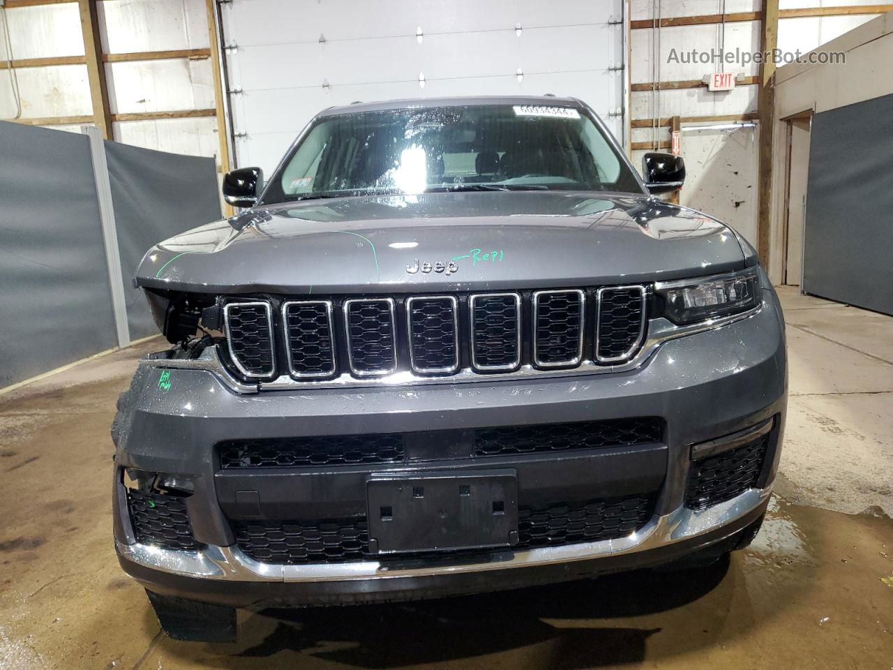 2021 Jeep Grand Cherokee L Limited Серый vin: 1C4RJKBGXM8168682