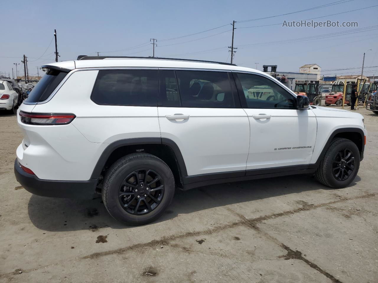 2021 Jeep Grand Cherokee L Limited White vin: 1C4RJKBGXM8188396