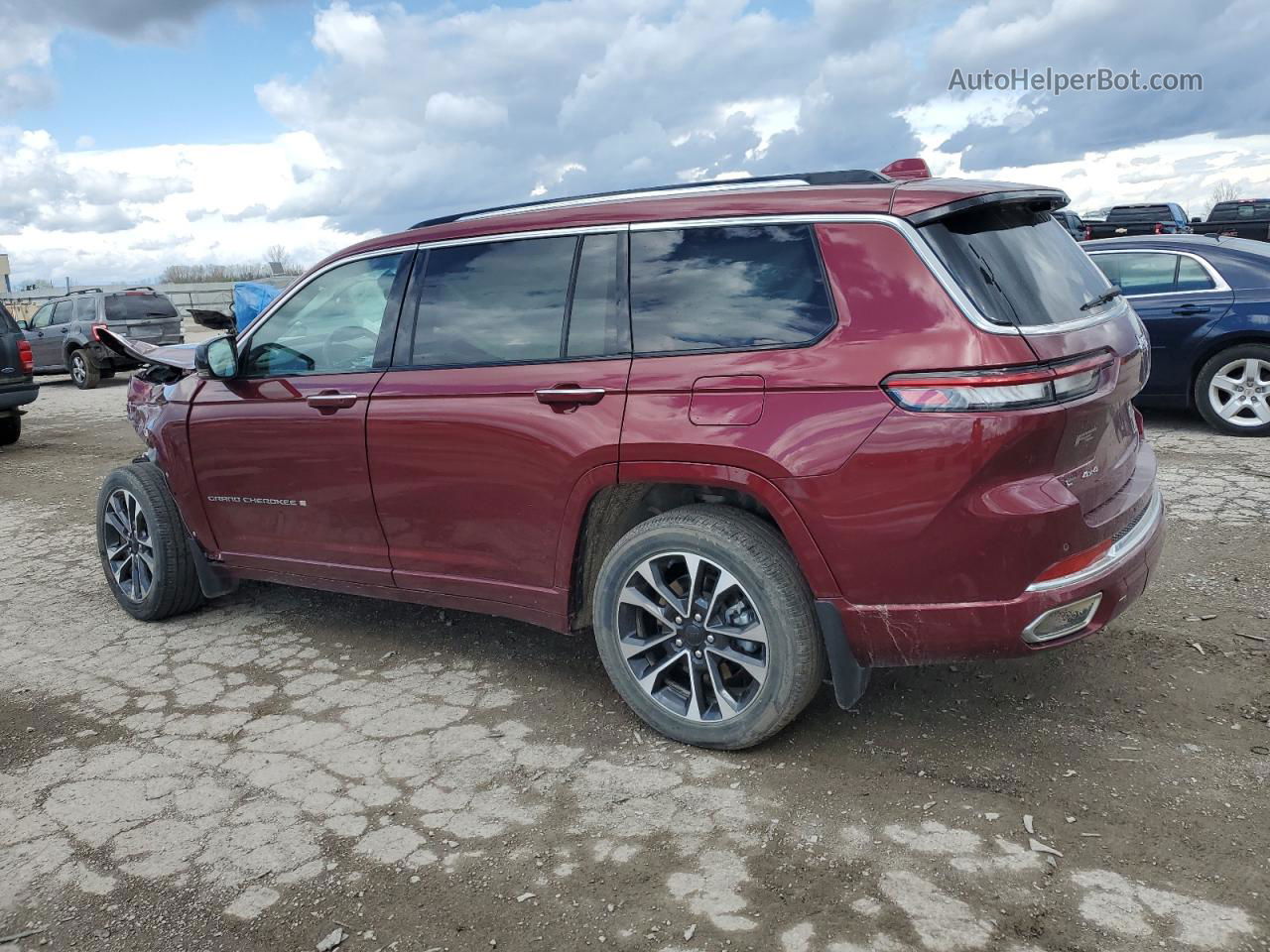 2021 Jeep Grand Cherokee L Overland Red vin: 1C4RJKDG1M8206751