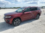 2021 Jeep Grand Cherokee L Overland Red vin: 1C4RJKDG2M8137651