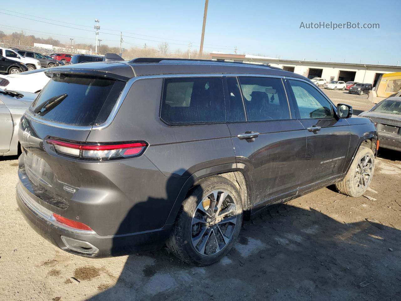 2021 Jeep Grand Cherokee L Overland Gray vin: 1C4RJKDG2M8172156