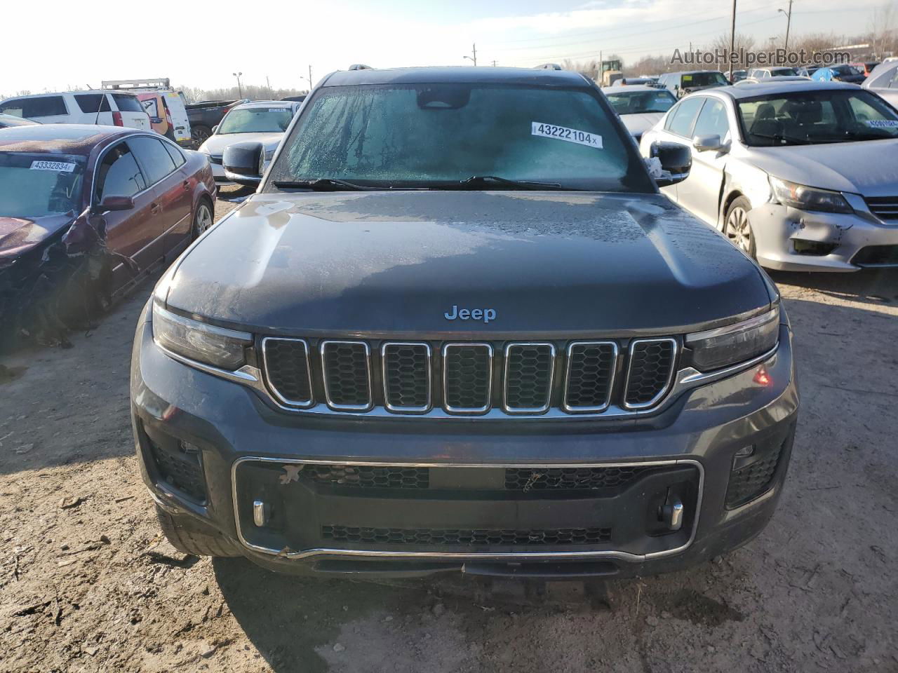 2021 Jeep Grand Cherokee L Overland Gray vin: 1C4RJKDG2M8172156