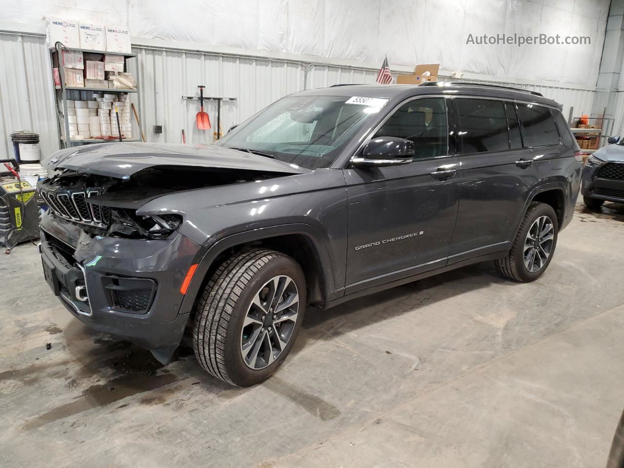 2021 Jeep Grand Cherokee L Overland Charcoal vin: 1C4RJKDG5M8179523