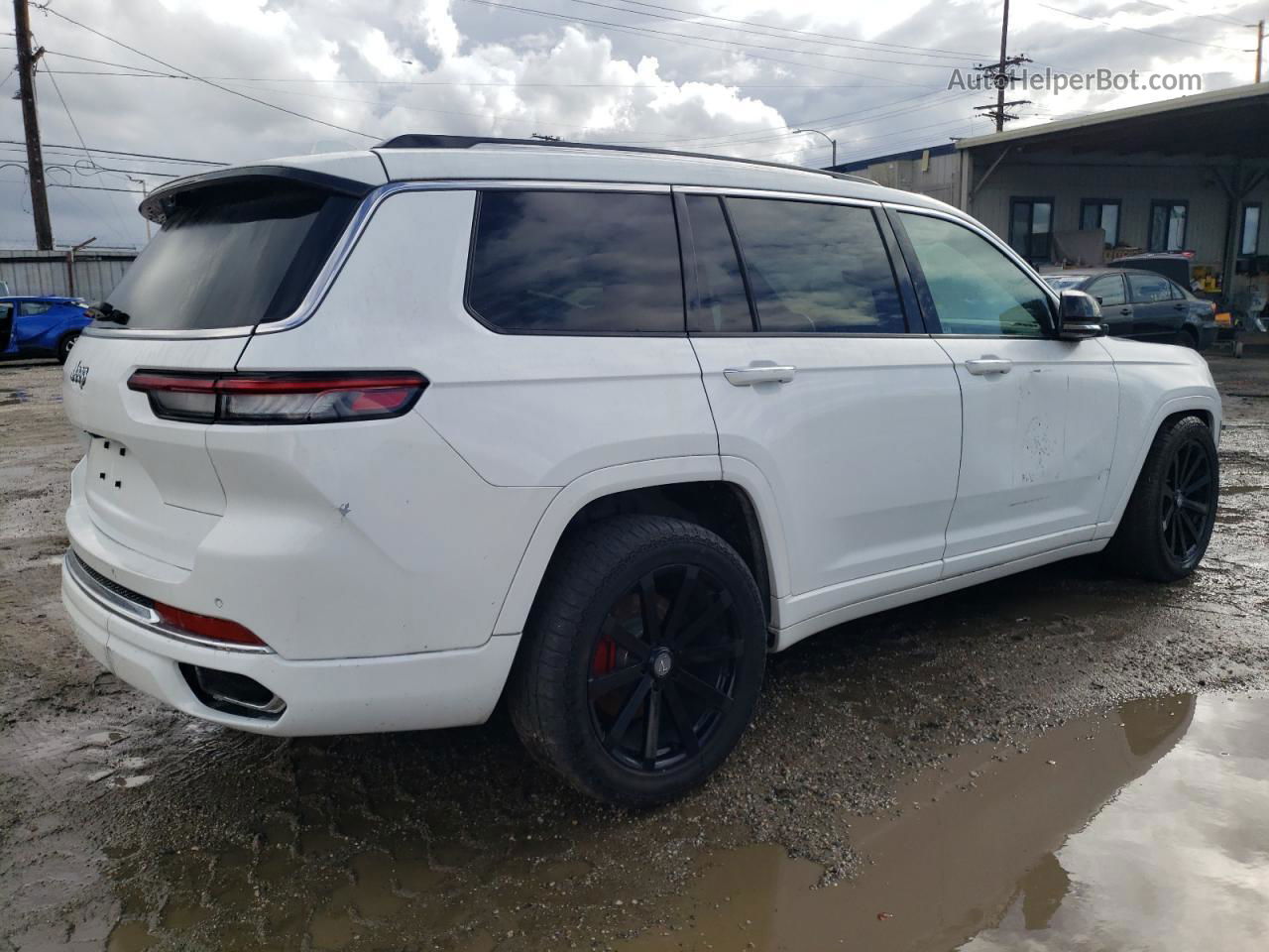 2021 Jeep Grand Cherokee L Overland Белый vin: 1C4RJKDG6M8123669