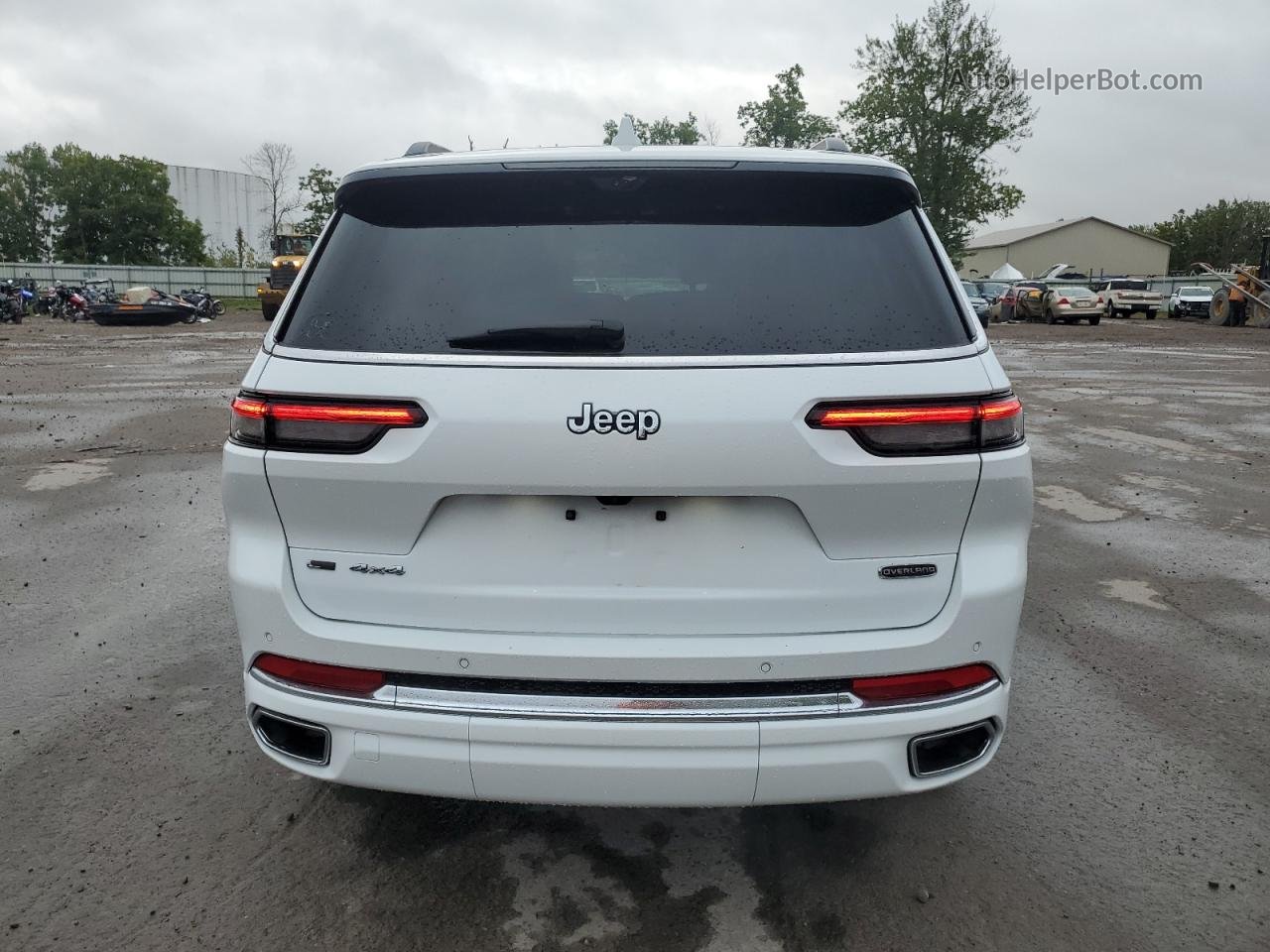 2021 Jeep Grand Cherokee L Overland Белый vin: 1C4RJKDG6M8170300