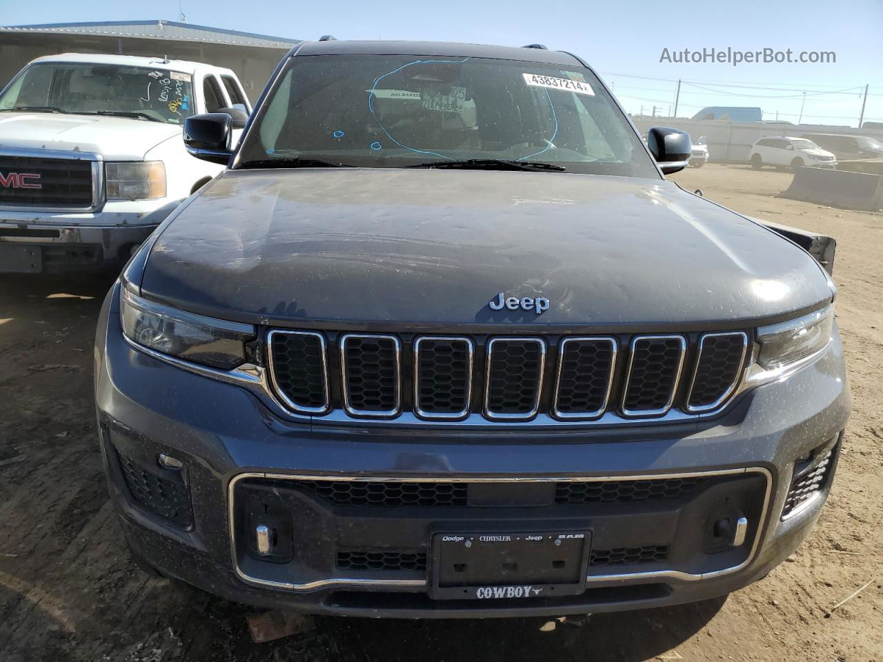 2021 Jeep Grand Cherokee L Overland Серый vin: 1C4RJKDG7M8146765