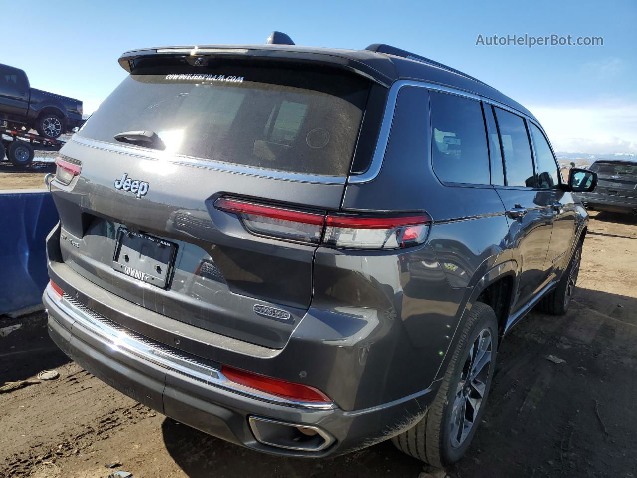 2021 Jeep Grand Cherokee L Overland Gray vin: 1C4RJKDG7M8146765